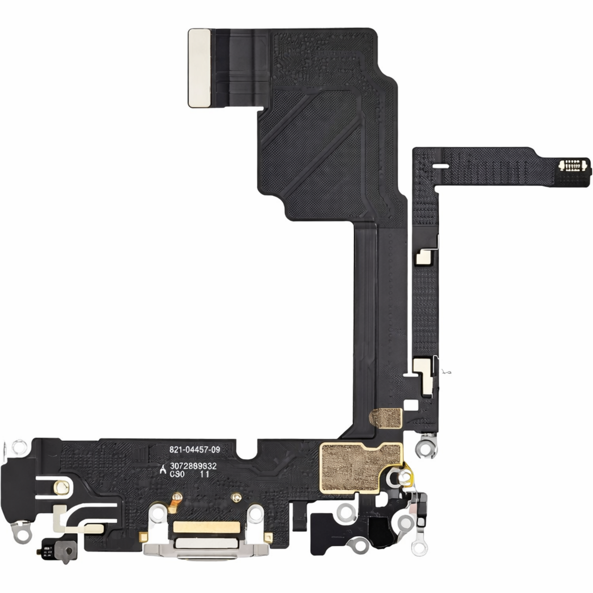 Banda Cu Conector Incarcare, Mufa - Microfon Iphone 15 Pro, OEM, Negru