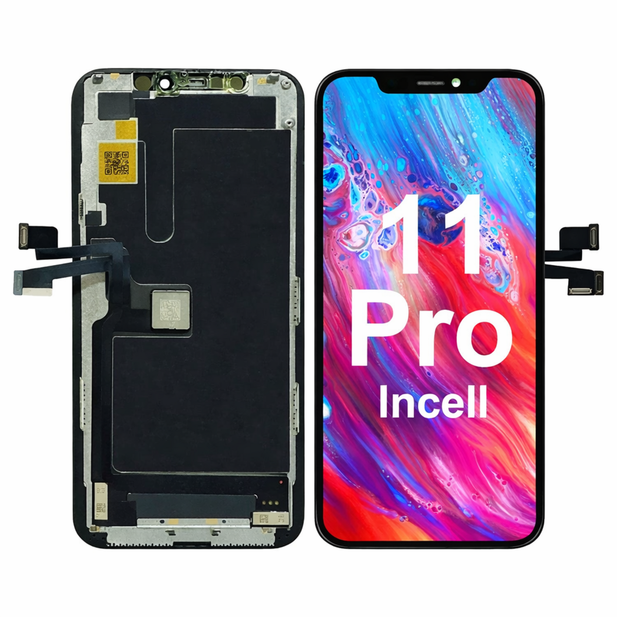 Display cu Touchscreen pentru Iphone 11 Pro, Compatibil, Versiune LCD In-Cell, Negru
