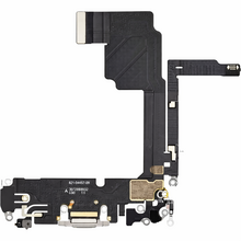 Banda Cu Conector Incarcare, Mufa - Microfon Iphone 15 Pro, OEM, Negru