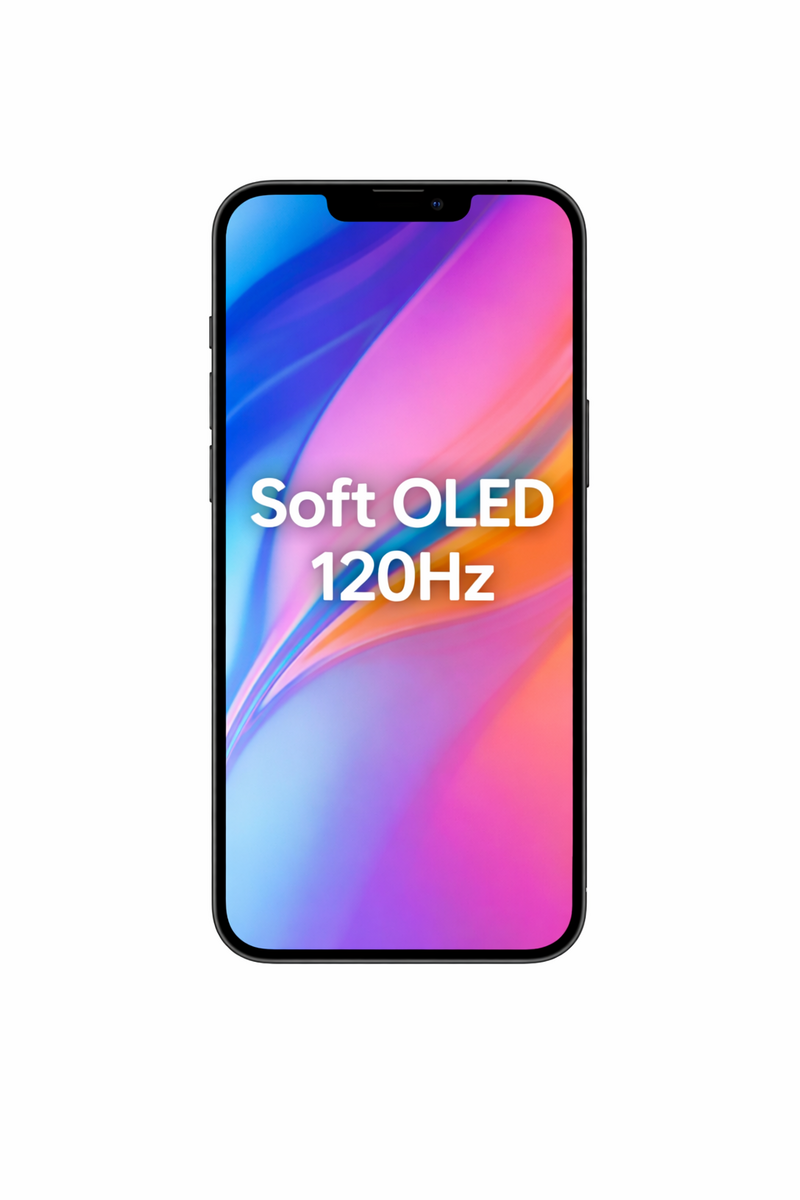 Display cu Touchscreen pentru Iphone 13 Pro, Compatibil, Soft Oled, 120Hz, IC Movable, Negru