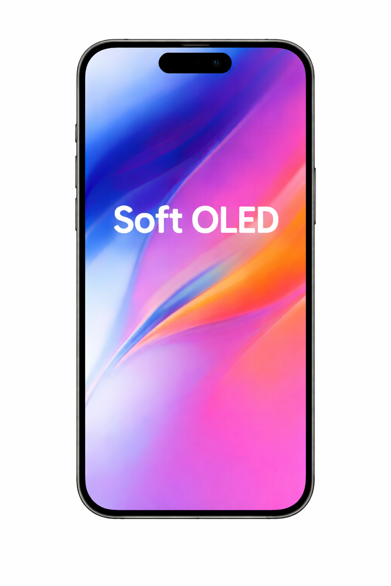 Display cu Touchscreen pentru Iphone 15 Plus, Compatibil, Soft Oled, IC Movable, Negru