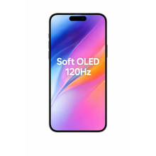 Display cu Touchscreen pentru Iphone 15 Pro Max, Compatibil, Soft Oled, 120Hz, IC Movable, Negru