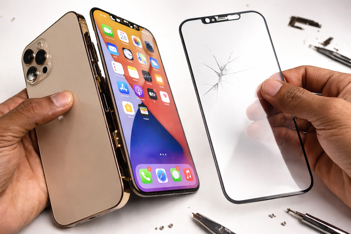 Inlocuire Sticla Display Iphone 16 Pro Max