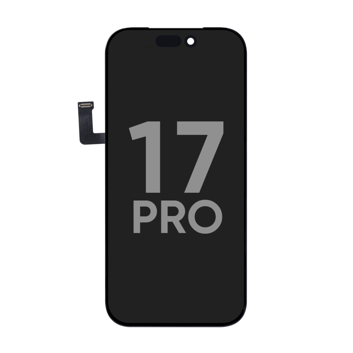 Display cu Touchscreen pentru Iphone 17 Pro, Compatibil, Soft Oled, 120Hz, IC Movable, Negru
