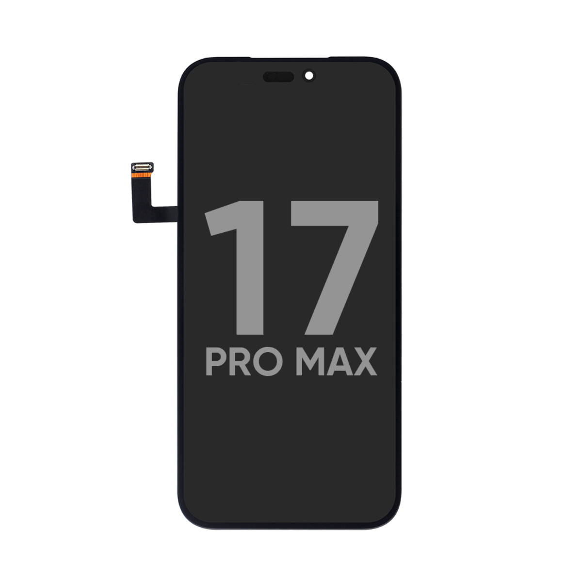 Display cu Touchscreen pentru Iphone 17 Pro Max, Compatibil, Soft Oled, 120Hz, IC Movable, Negru