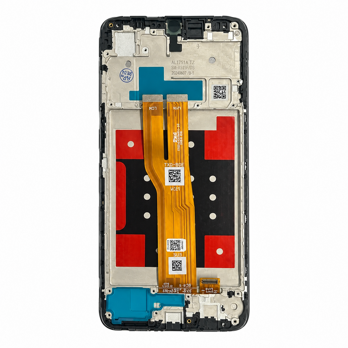 Display cu Touchscreen pentru Samsung Galaxy A07 4G, A075, Compatibil, cu Rama