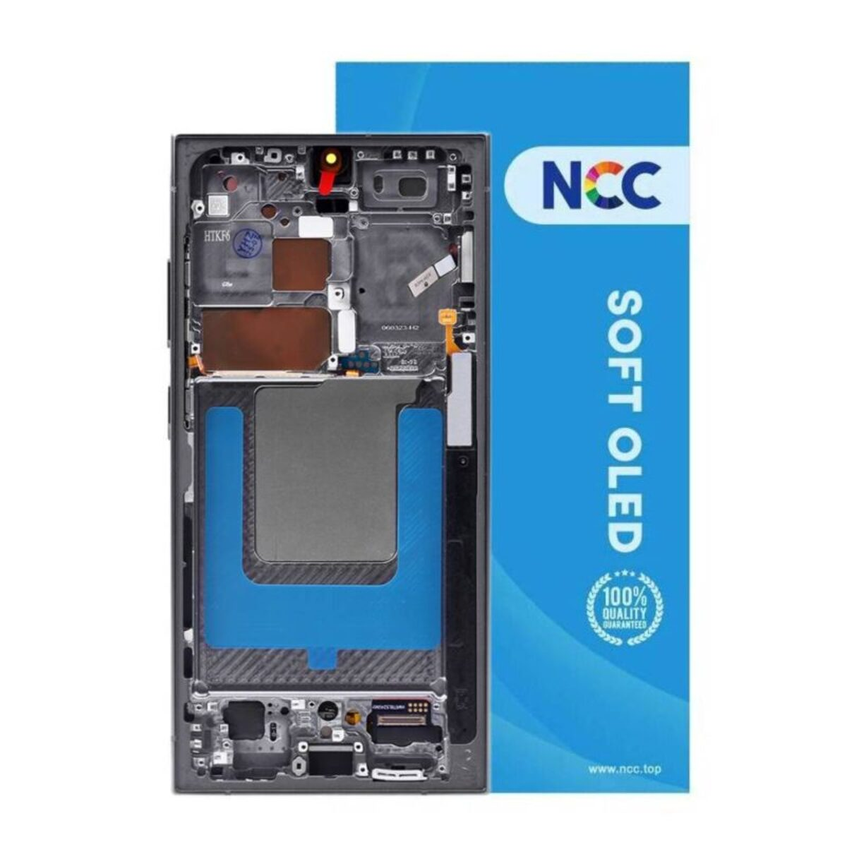 Display cu Touchscreen pentru Samsung Galaxy S24 Ultra, Compatibil, cu Rama
