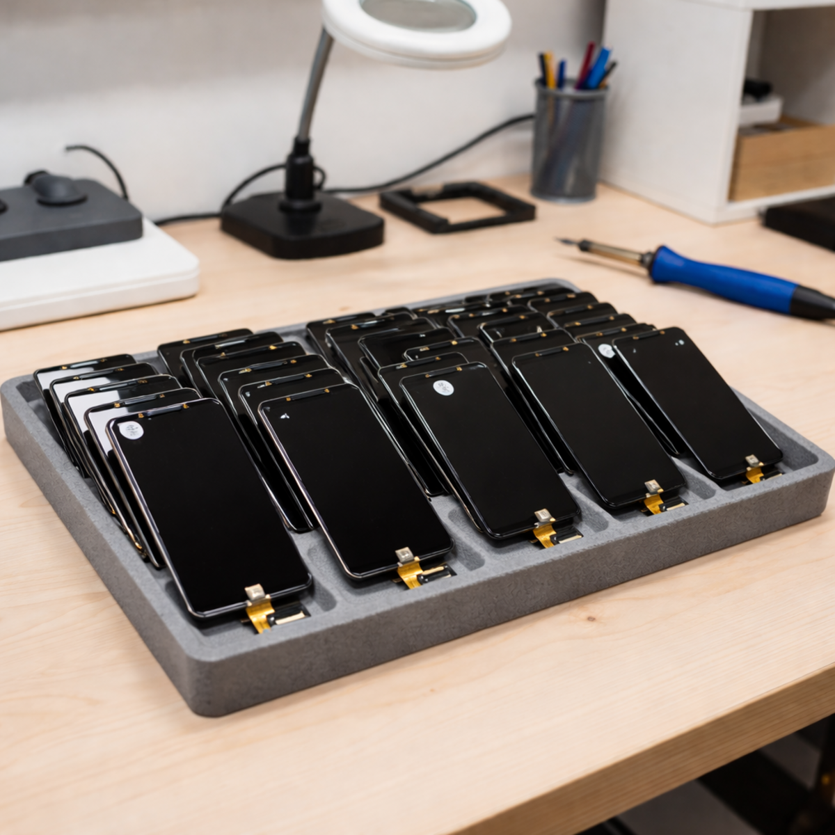 Display cu Touchscreen pentru Samsung A50, Original, Swap sau Refurbished