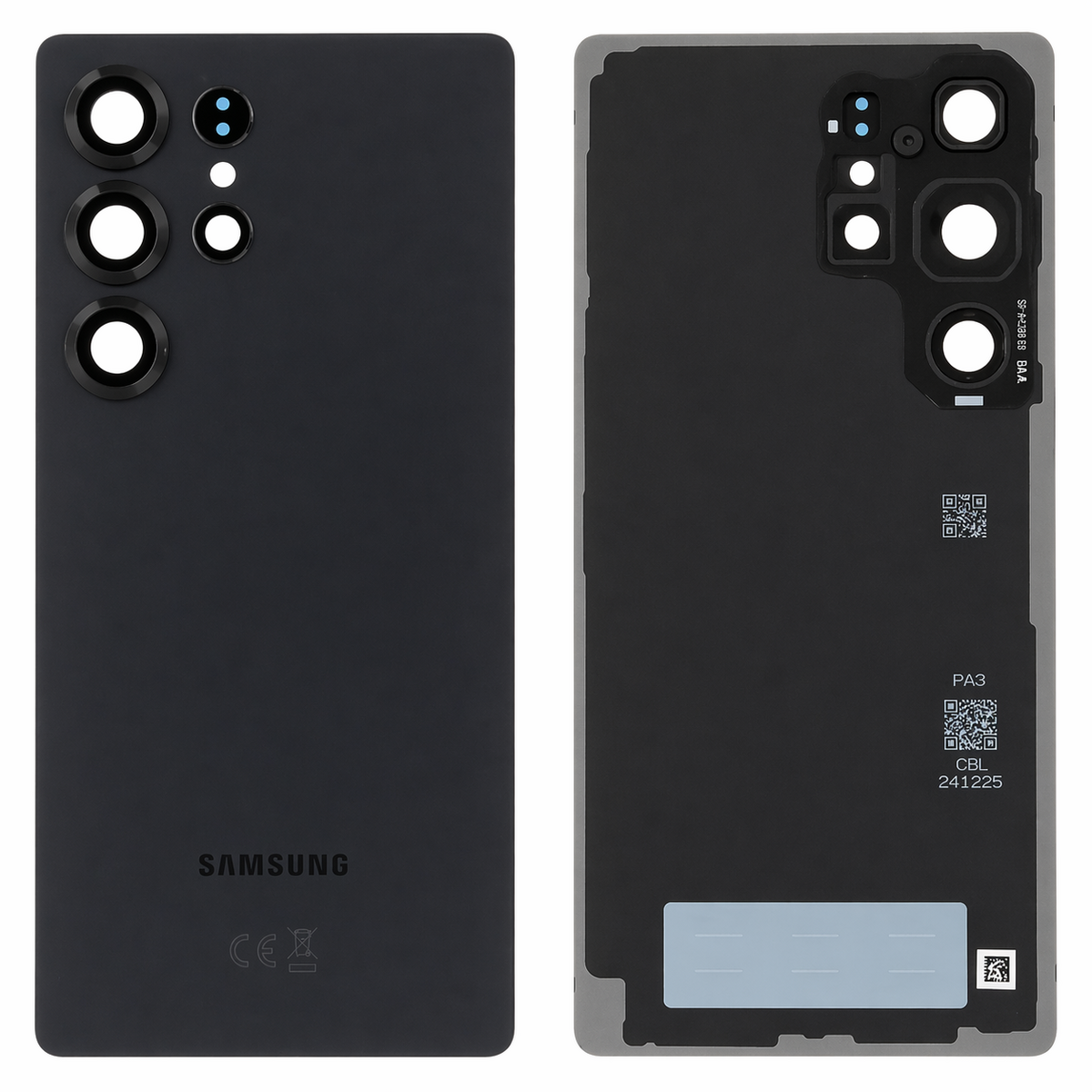 Capac Baterie Samsung S25 Ultra, Original SWAP, Cu Geam Camera, Culoare : Glass Black