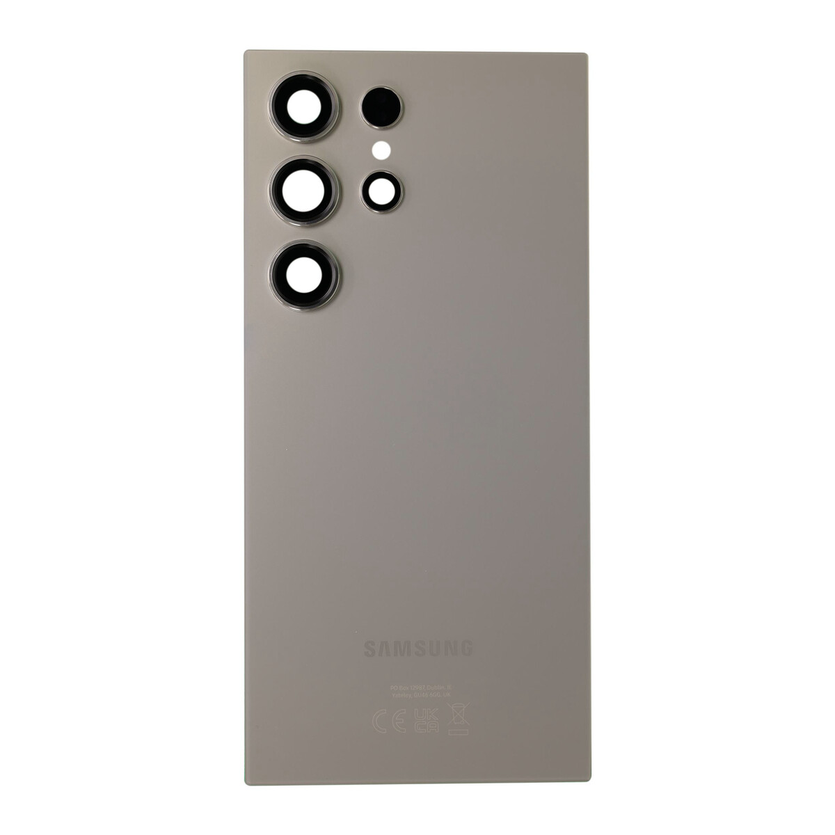 Capac Baterie Samsung S24 Ultra, Cu Geam Camera, Culoare : Natural Titanium
