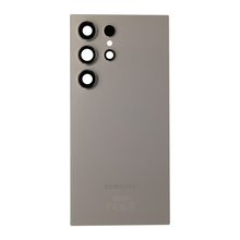 Capac Baterie Samsung S24 Ultra, Cu Geam Camera, Culoare : Natural Titanium