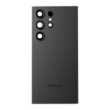 Capac Baterie Samsung S24 Ultra, Cu Geam Camera, Culoare : Titanium Black