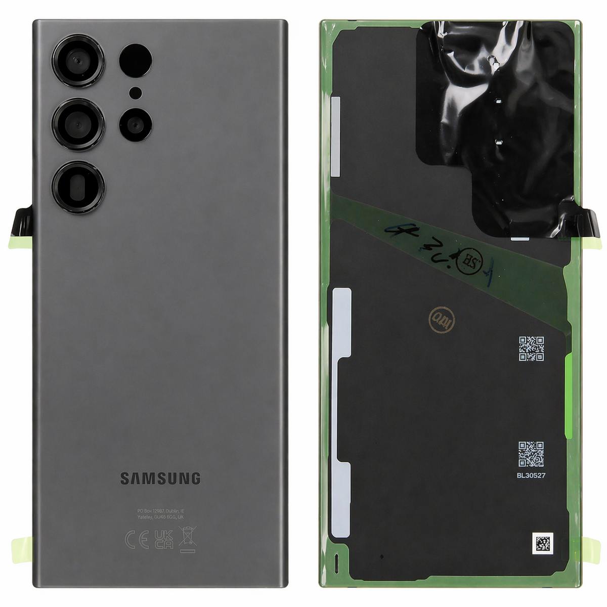 Capac Baterie Samsung S23 Ultra, Original SWAP, Cu Geam Camera, Culoare : Graphite